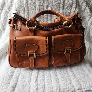 Dooney and Bourke Double Pocket Satchel